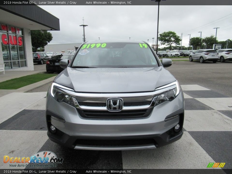 2019 Honda Pilot EX-L Lunar Silver Metallic / Gray Photo #2