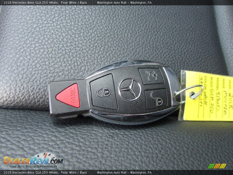 2018 Mercedes-Benz GLA 250 4Matic Polar White / Black Photo #30