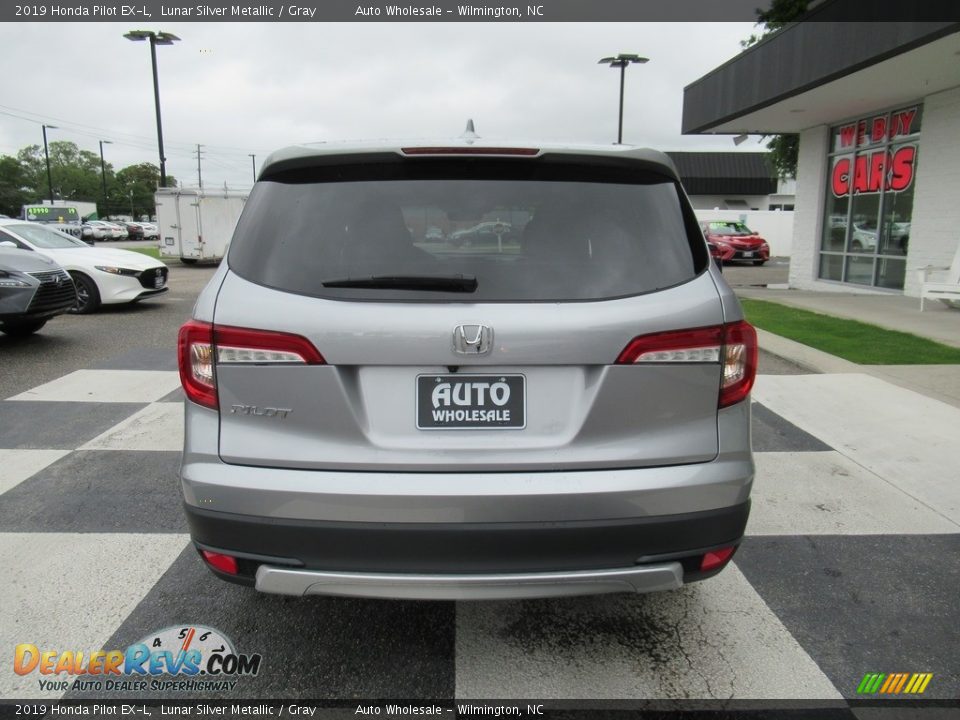 2019 Honda Pilot EX-L Lunar Silver Metallic / Gray Photo #4