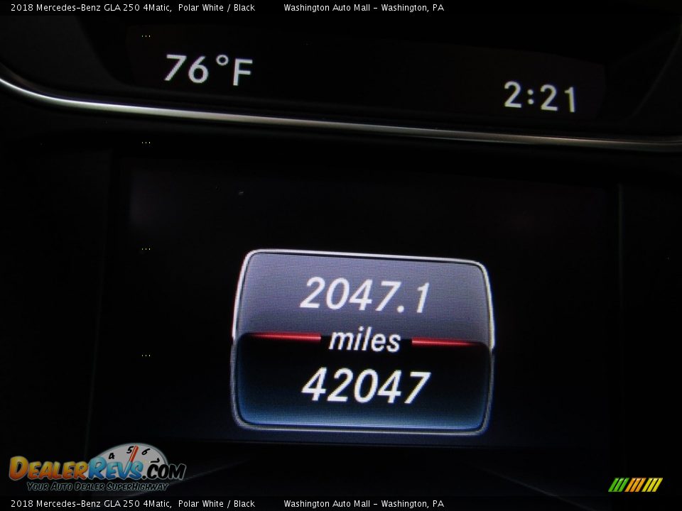 2018 Mercedes-Benz GLA 250 4Matic Polar White / Black Photo #32