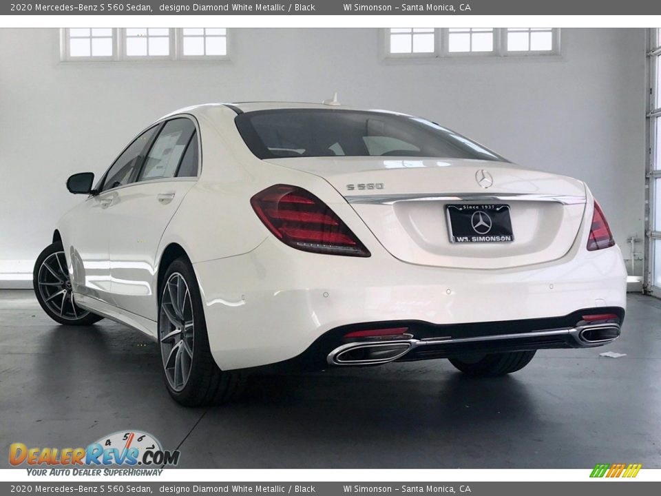 2020 Mercedes-Benz S 560 Sedan designo Diamond White Metallic / Black Photo #2