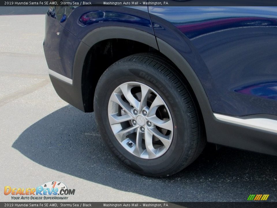 2019 Hyundai Santa Fe SE AWD Stormy Sea / Black Photo #3