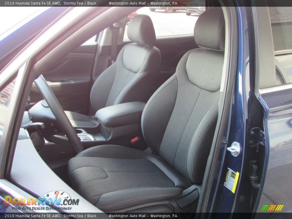 2019 Hyundai Santa Fe SE AWD Stormy Sea / Black Photo #11