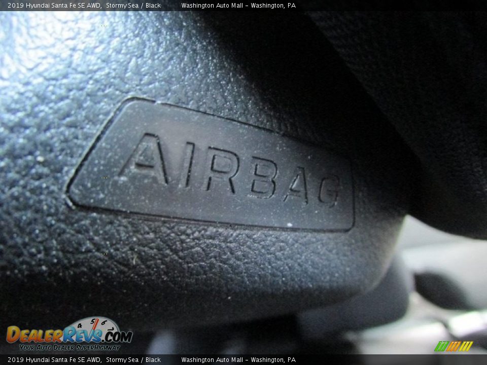 2019 Hyundai Santa Fe SE AWD Stormy Sea / Black Photo #12