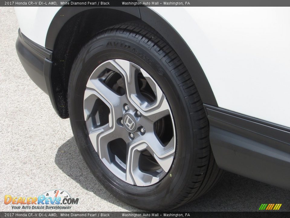 2017 Honda CR-V EX-L AWD White Diamond Pearl / Black Photo #3