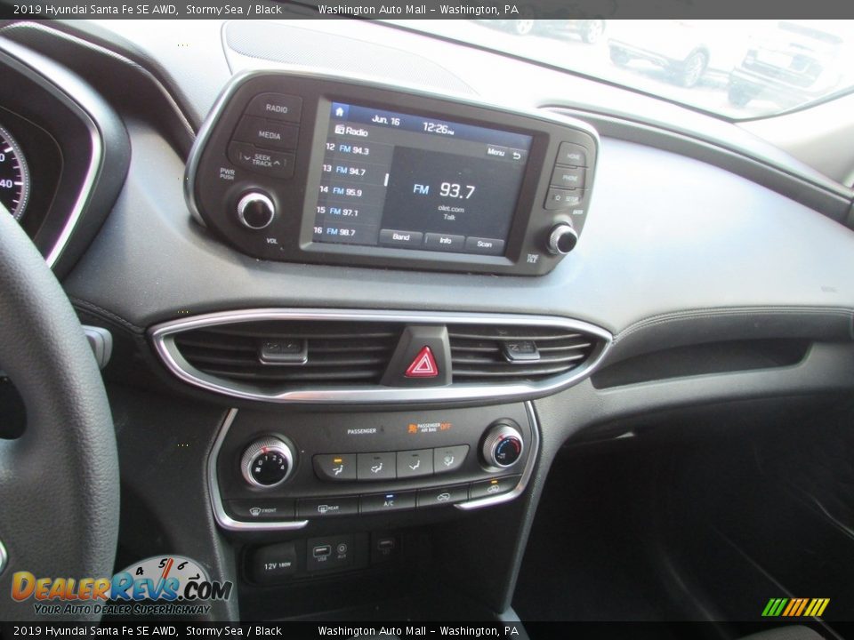 2019 Hyundai Santa Fe SE AWD Stormy Sea / Black Photo #15
