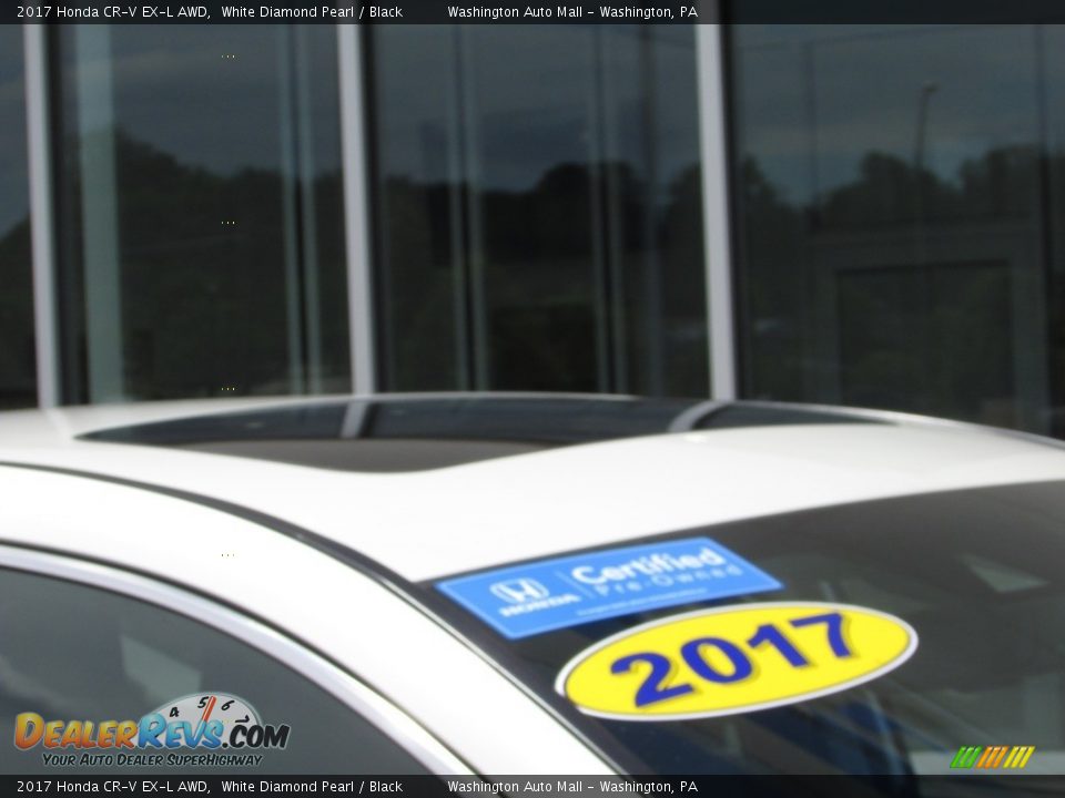 2017 Honda CR-V EX-L AWD White Diamond Pearl / Black Photo #4