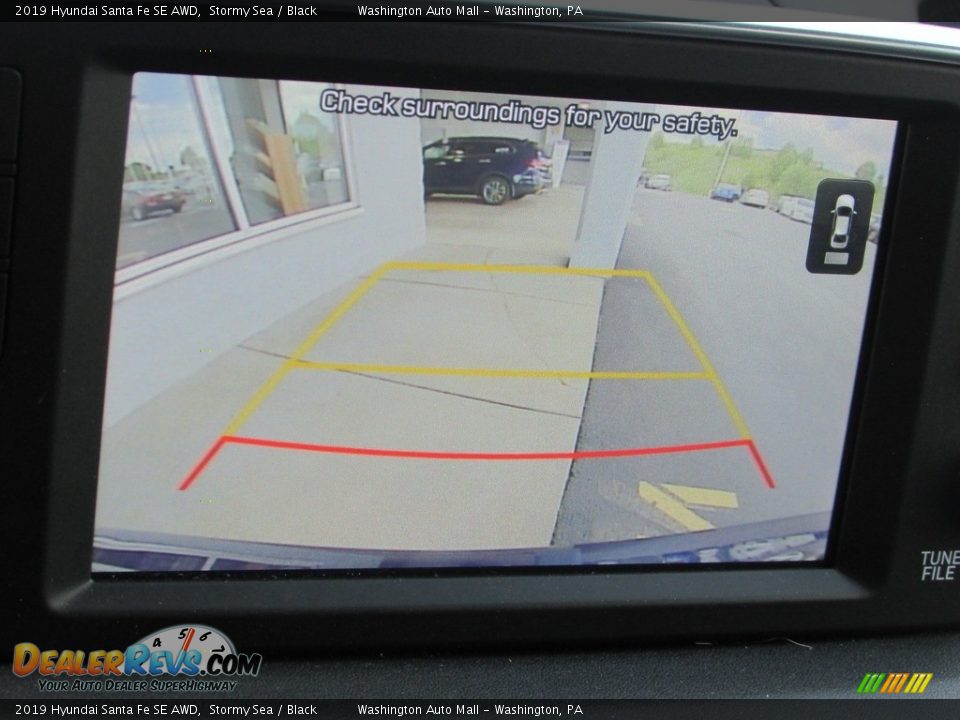 2019 Hyundai Santa Fe SE AWD Stormy Sea / Black Photo #16