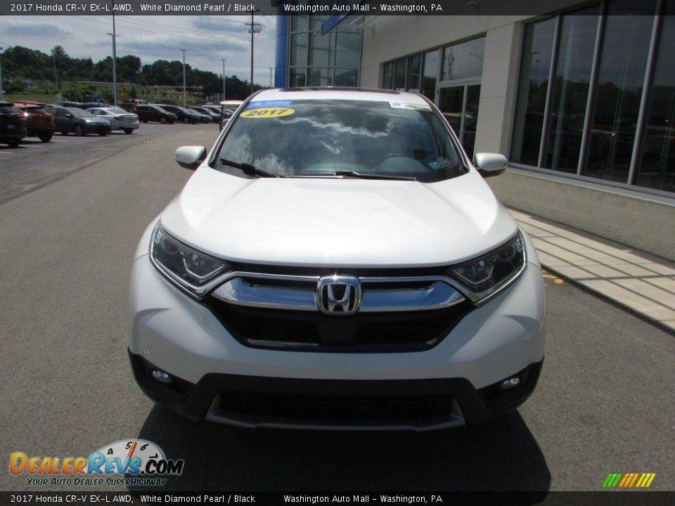 2017 Honda CR-V EX-L AWD White Diamond Pearl / Black Photo #5