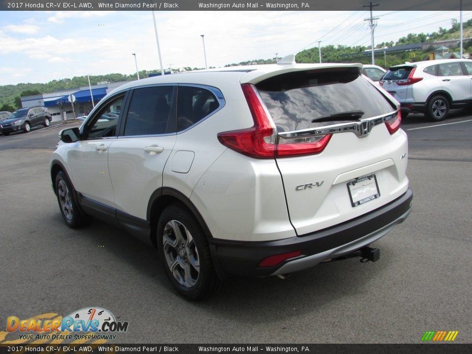 2017 Honda CR-V EX-L AWD White Diamond Pearl / Black Photo #7