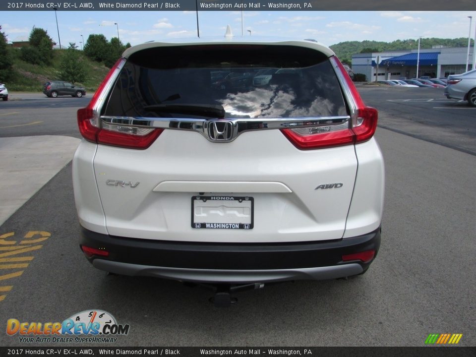 2017 Honda CR-V EX-L AWD White Diamond Pearl / Black Photo #8