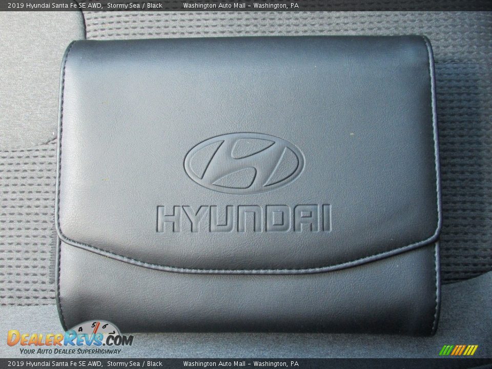 2019 Hyundai Santa Fe SE AWD Stormy Sea / Black Photo #24