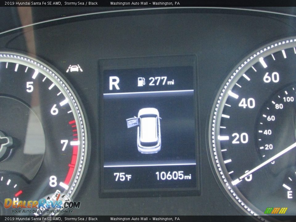 2019 Hyundai Santa Fe SE AWD Stormy Sea / Black Photo #27