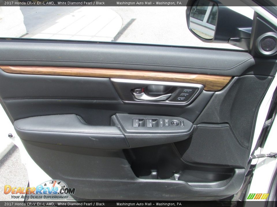 2017 Honda CR-V EX-L AWD White Diamond Pearl / Black Photo #16