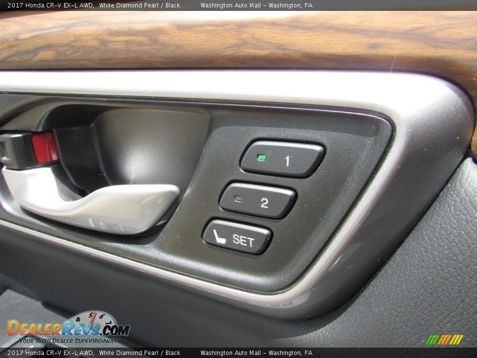 2017 Honda CR-V EX-L AWD White Diamond Pearl / Black Photo #17