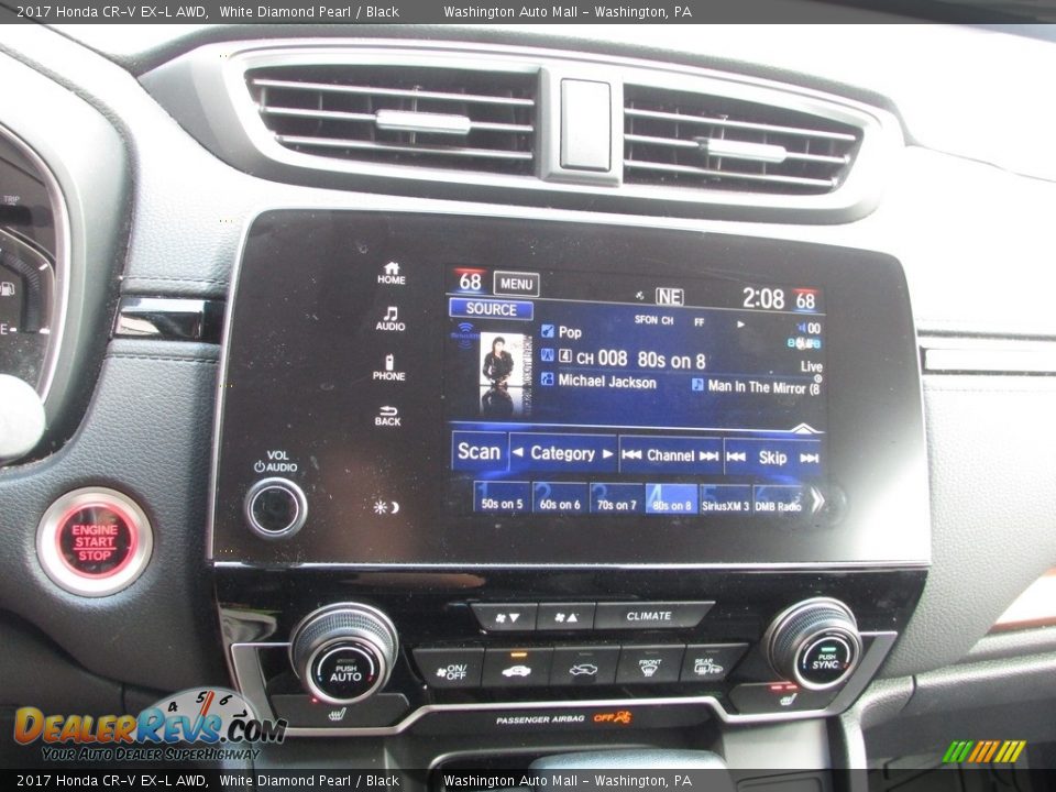 2017 Honda CR-V EX-L AWD White Diamond Pearl / Black Photo #19