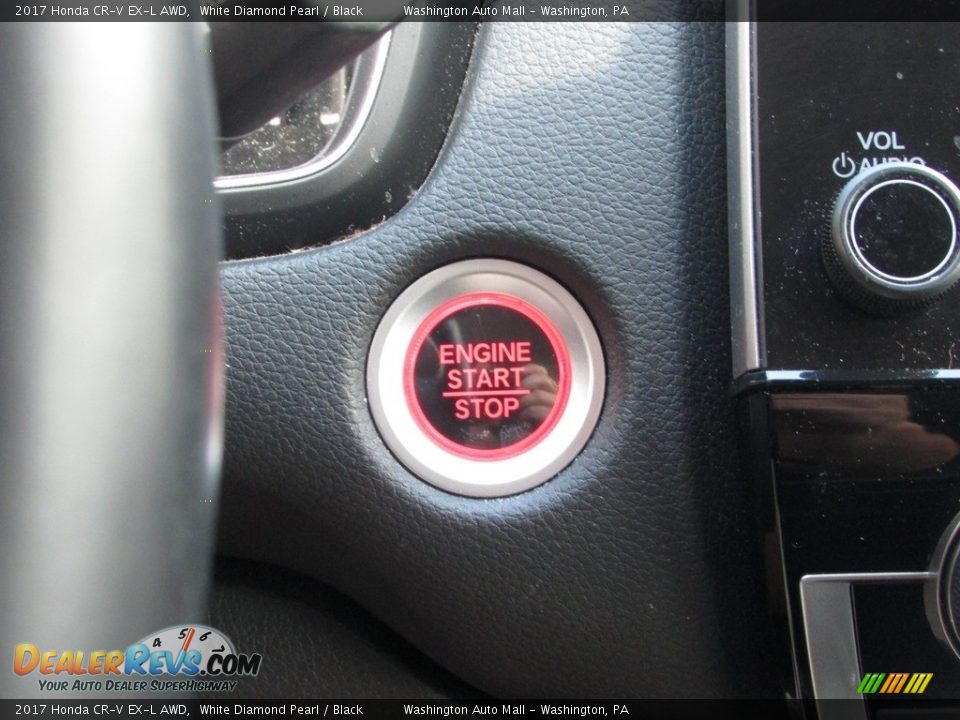 2017 Honda CR-V EX-L AWD White Diamond Pearl / Black Photo #22