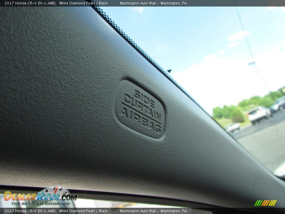 2017 Honda CR-V EX-L AWD White Diamond Pearl / Black Photo #25
