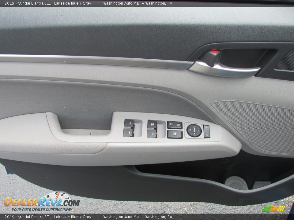 2019 Hyundai Elantra SEL Lakeside Blue / Gray Photo #10