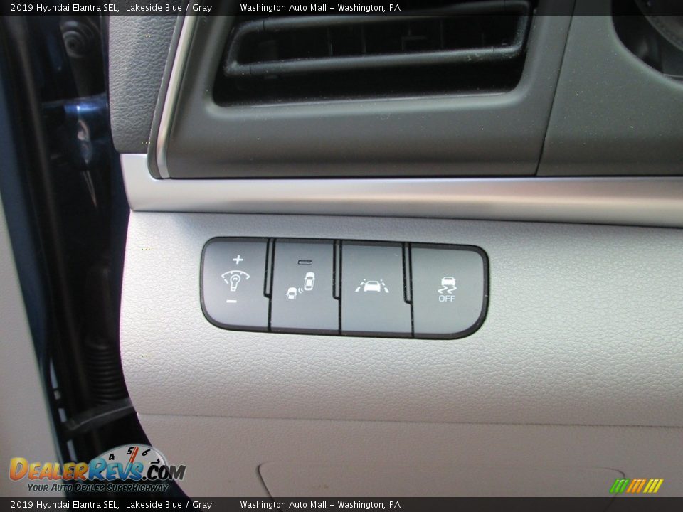 2019 Hyundai Elantra SEL Lakeside Blue / Gray Photo #14