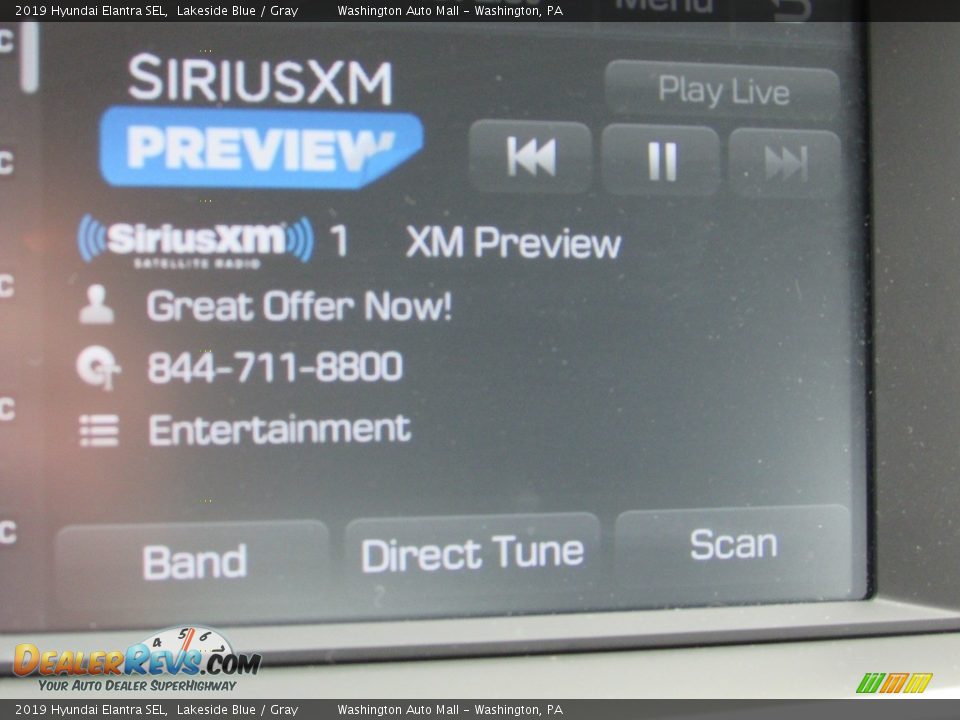 2019 Hyundai Elantra SEL Lakeside Blue / Gray Photo #17