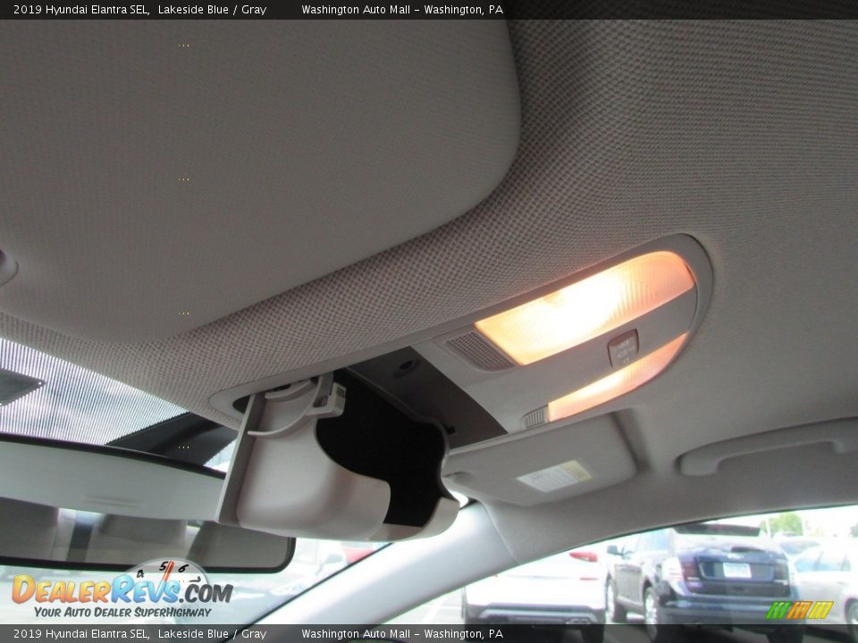 2019 Hyundai Elantra SEL Lakeside Blue / Gray Photo #21