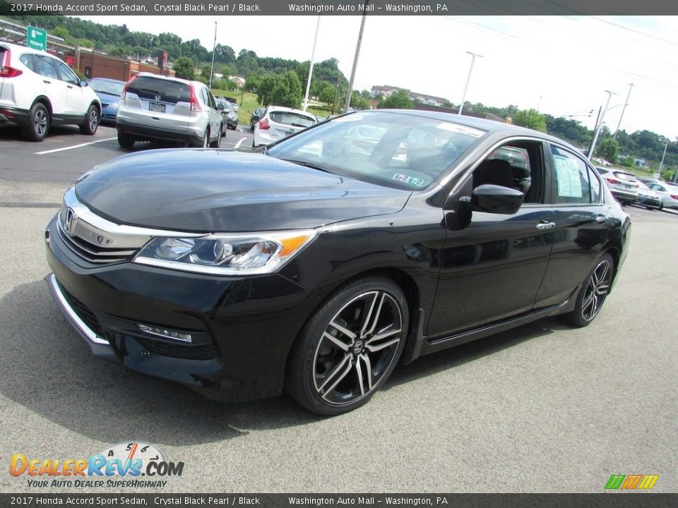 2017 Honda Accord Sport Sedan Crystal Black Pearl / Black Photo #4