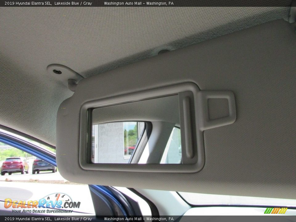 2019 Hyundai Elantra SEL Lakeside Blue / Gray Photo #22