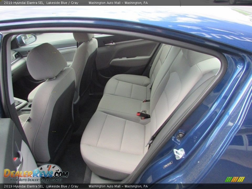 2019 Hyundai Elantra SEL Lakeside Blue / Gray Photo #24