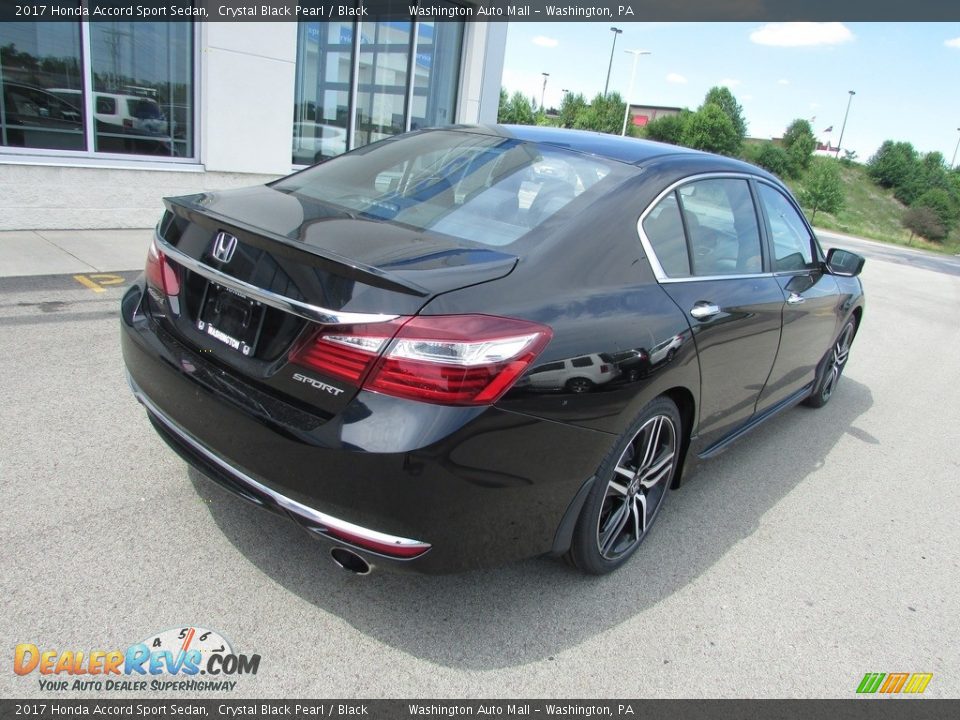 2017 Honda Accord Sport Sedan Crystal Black Pearl / Black Photo #8