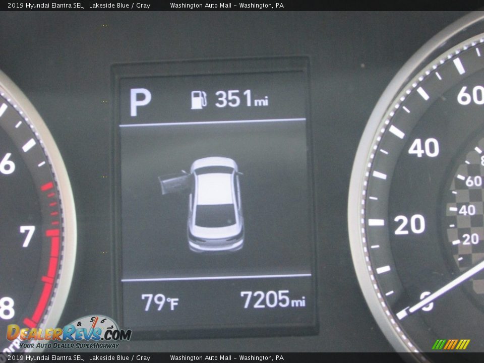 2019 Hyundai Elantra SEL Lakeside Blue / Gray Photo #27