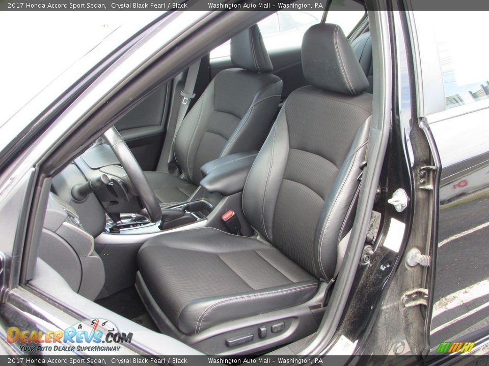 2017 Honda Accord Sport Sedan Crystal Black Pearl / Black Photo #11
