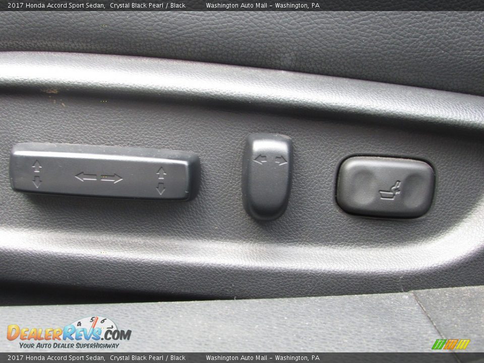 2017 Honda Accord Sport Sedan Crystal Black Pearl / Black Photo #12