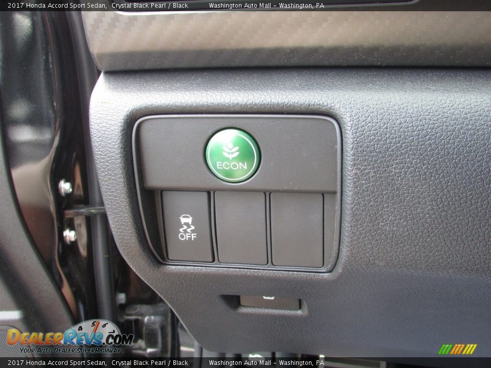 2017 Honda Accord Sport Sedan Crystal Black Pearl / Black Photo #13