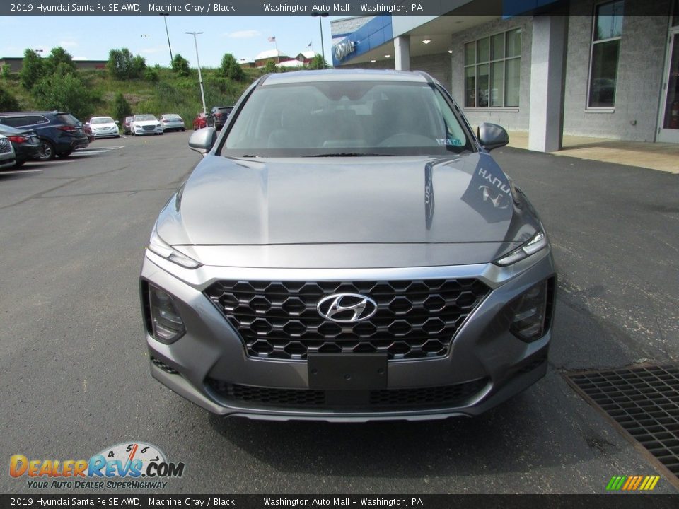 2019 Hyundai Santa Fe SE AWD Machine Gray / Black Photo #4