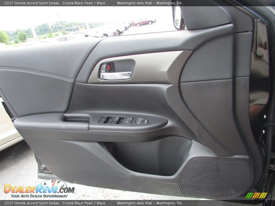 2017 Honda Accord Sport Sedan Crystal Black Pearl / Black Photo #14