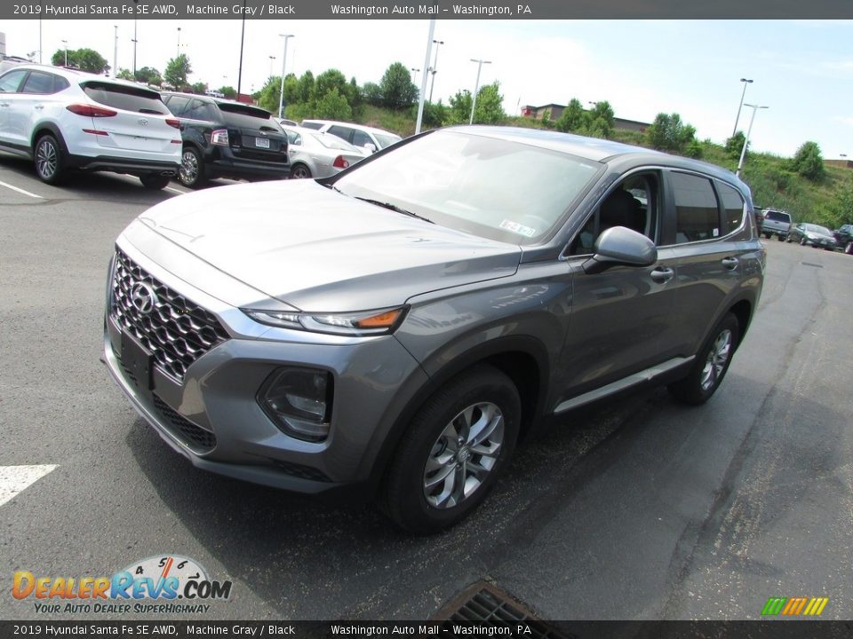 2019 Hyundai Santa Fe SE AWD Machine Gray / Black Photo #5
