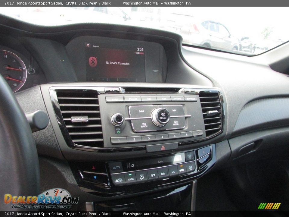 2017 Honda Accord Sport Sedan Crystal Black Pearl / Black Photo #15