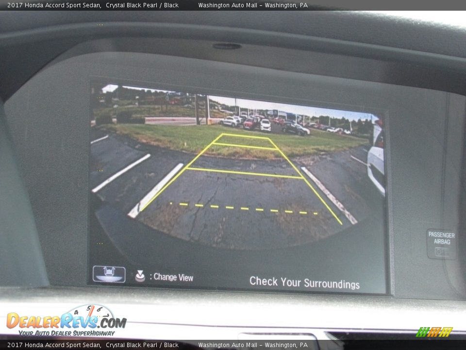 2017 Honda Accord Sport Sedan Crystal Black Pearl / Black Photo #16