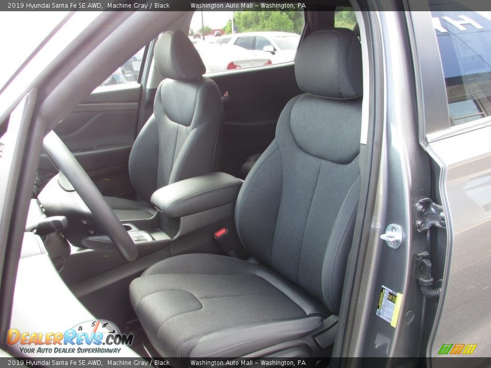 2019 Hyundai Santa Fe SE AWD Machine Gray / Black Photo #6
