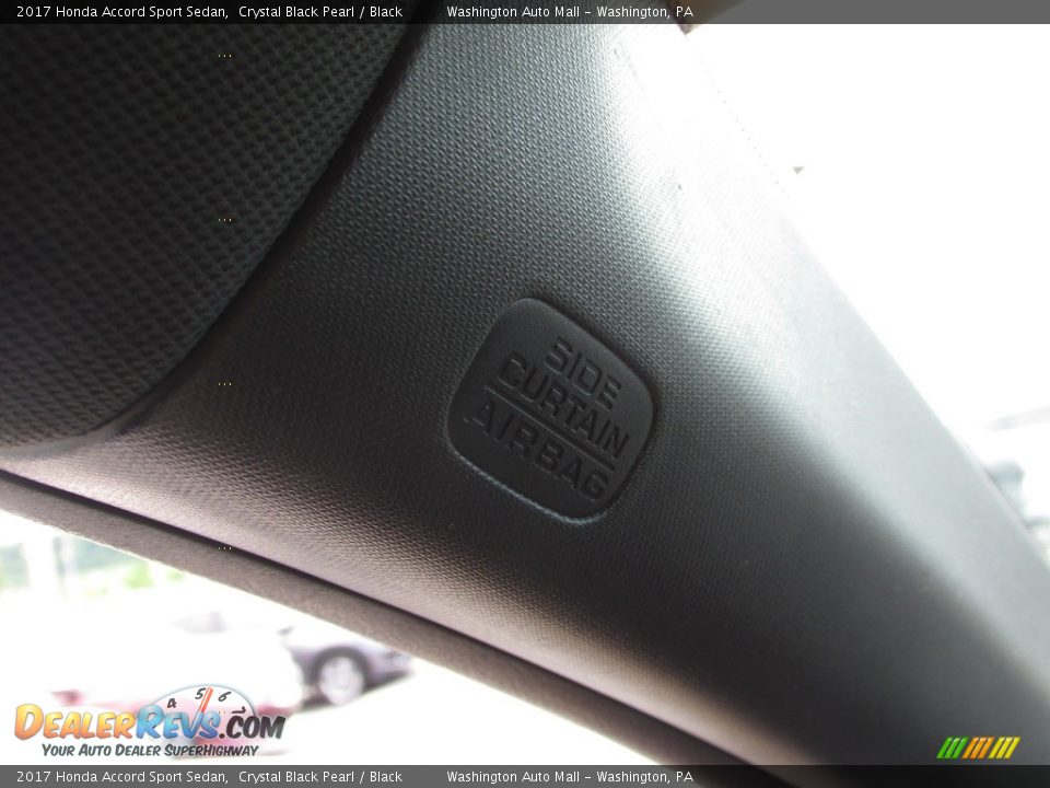 2017 Honda Accord Sport Sedan Crystal Black Pearl / Black Photo #20