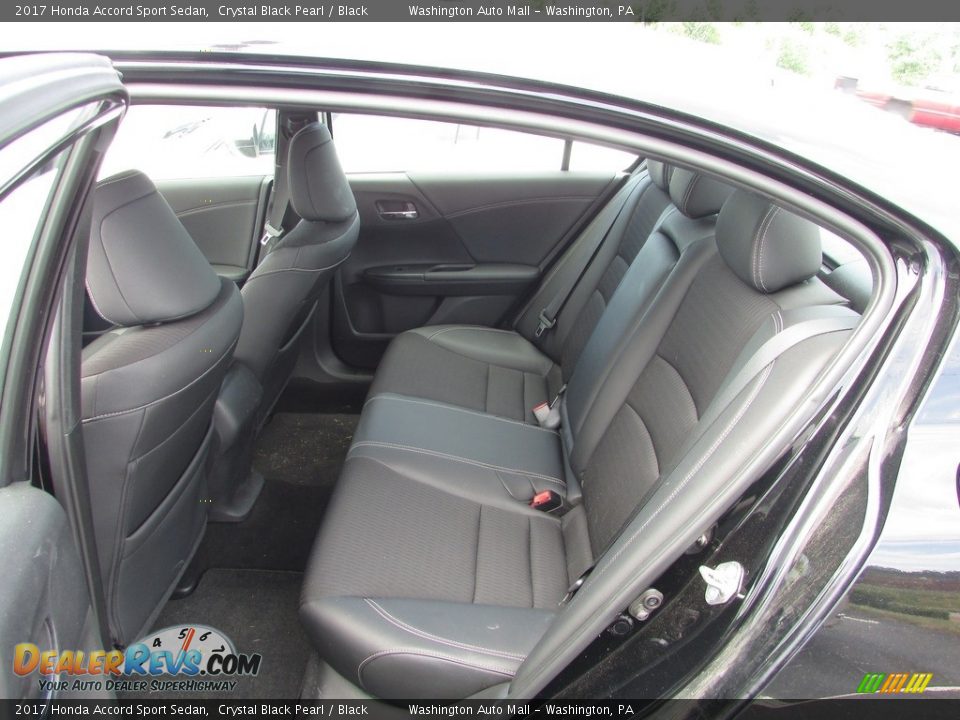 2017 Honda Accord Sport Sedan Crystal Black Pearl / Black Photo #21