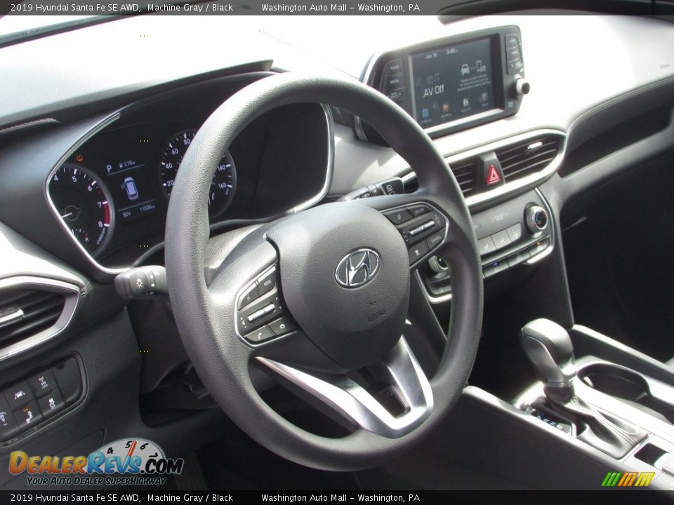 2019 Hyundai Santa Fe SE AWD Machine Gray / Black Photo #11