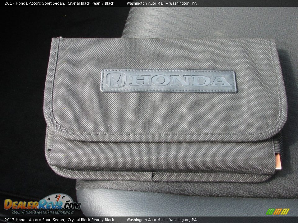 2017 Honda Accord Sport Sedan Crystal Black Pearl / Black Photo #22