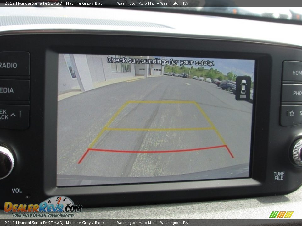 2019 Hyundai Santa Fe SE AWD Machine Gray / Black Photo #16