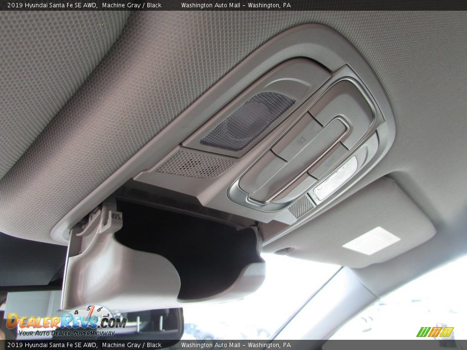 2019 Hyundai Santa Fe SE AWD Machine Gray / Black Photo #17