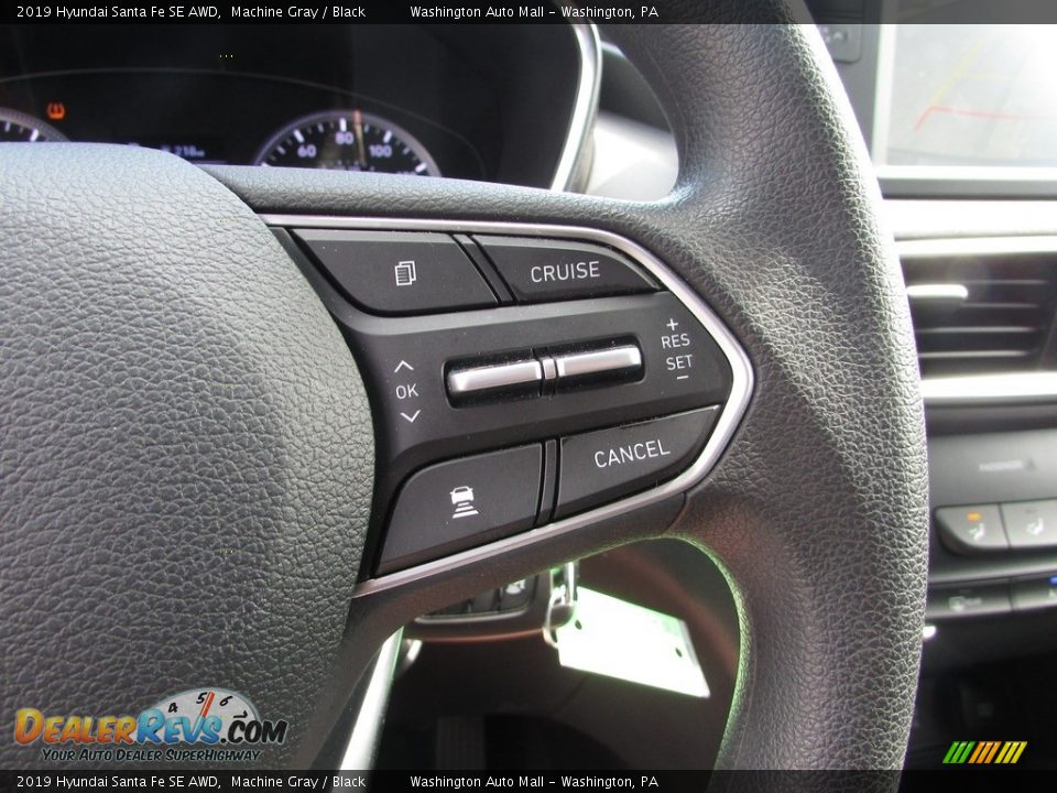 2019 Hyundai Santa Fe SE AWD Machine Gray / Black Photo #18