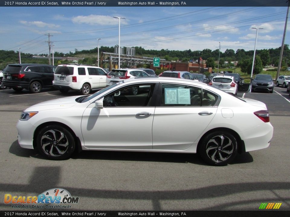 2017 Honda Accord EX Sedan White Orchid Pearl / Ivory Photo #7