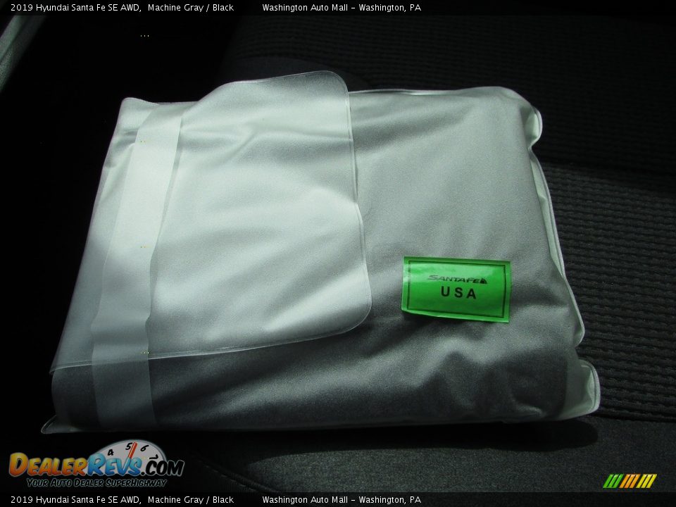 2019 Hyundai Santa Fe SE AWD Machine Gray / Black Photo #24