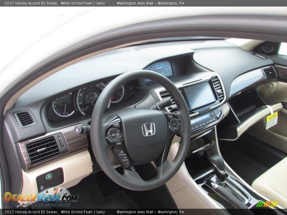 2017 Honda Accord EX Sedan White Orchid Pearl / Ivory Photo #12